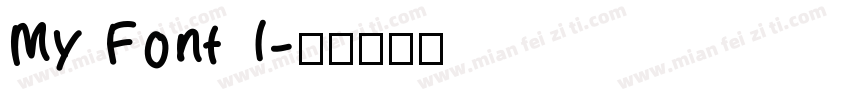My Font 1字体转换